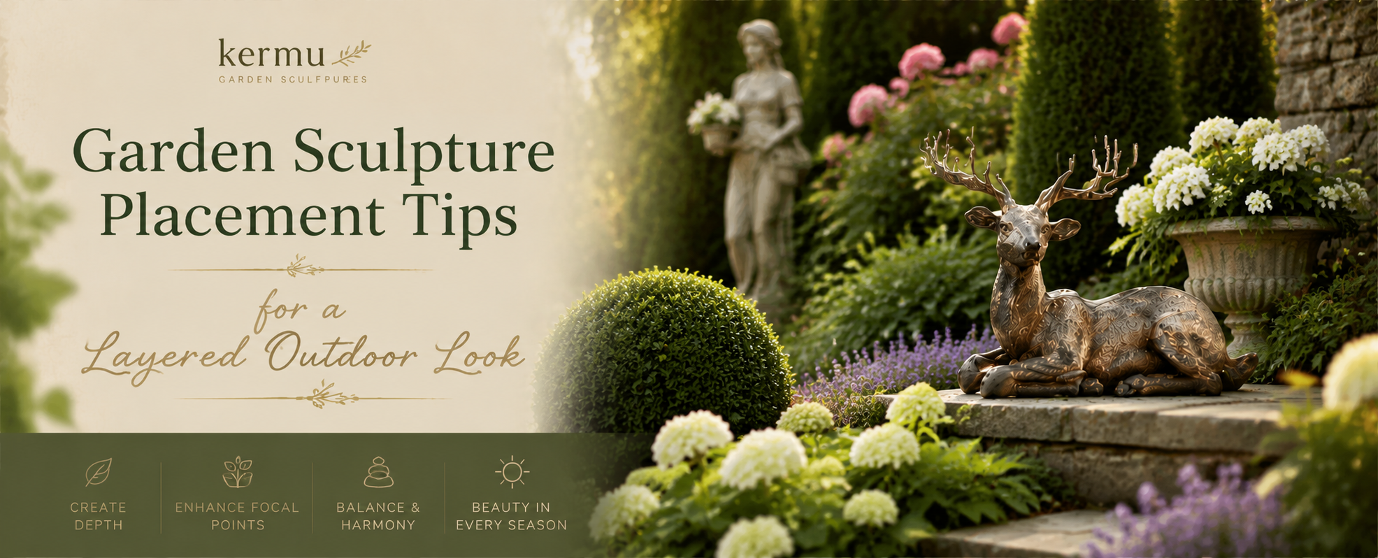 Garden Sculpture Placement Tips for a Layered Outdoor Look