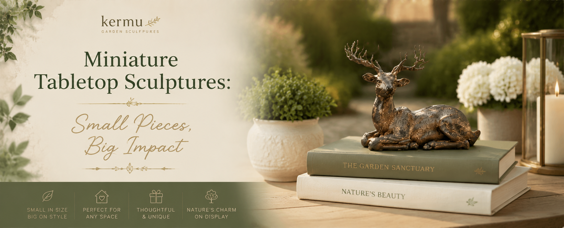 Miniature Tabletop Sculptures: Small Pieces, Big Impact